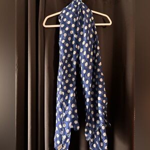 Polka Dot Navy Women’s Scarf